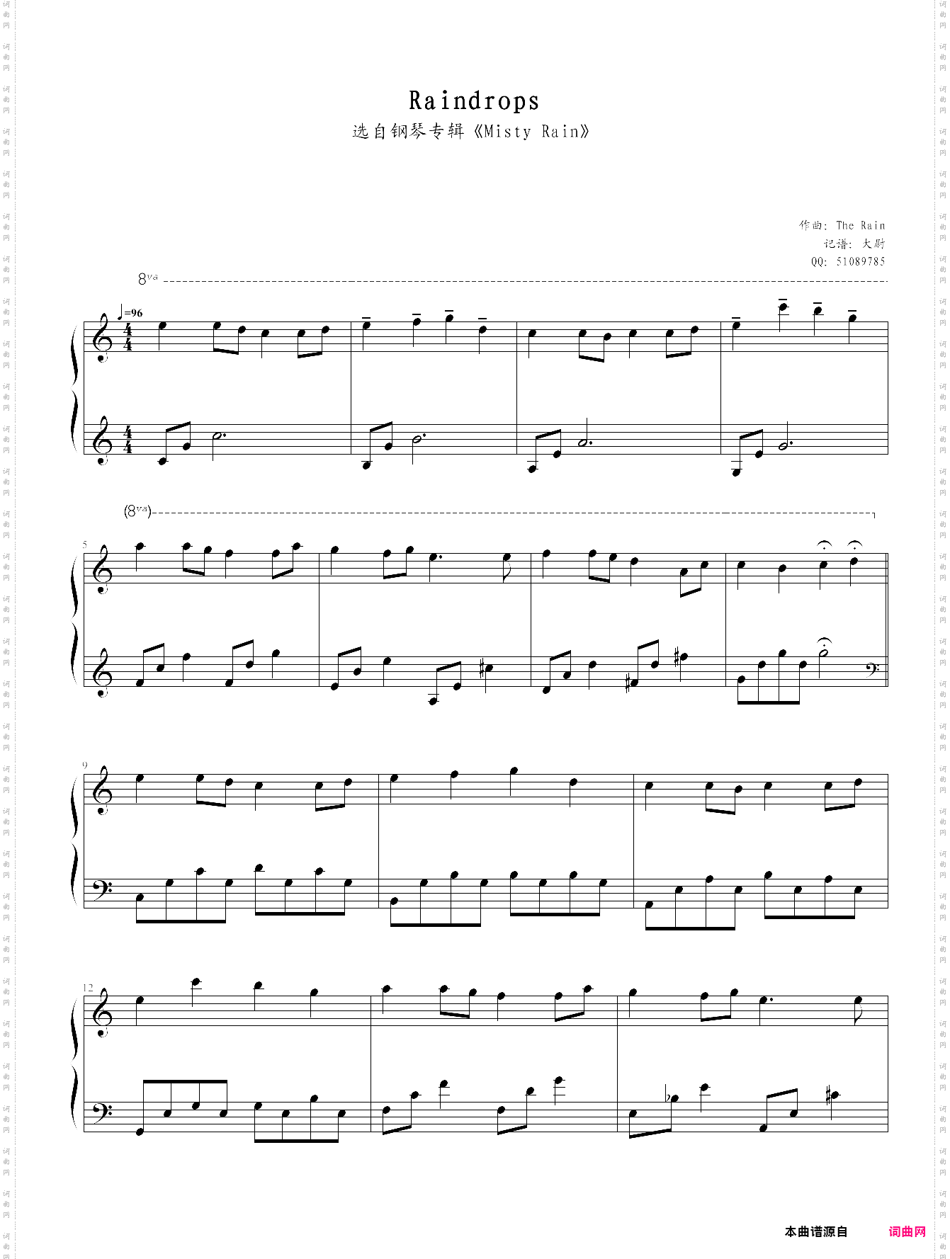 raindrops-the rain