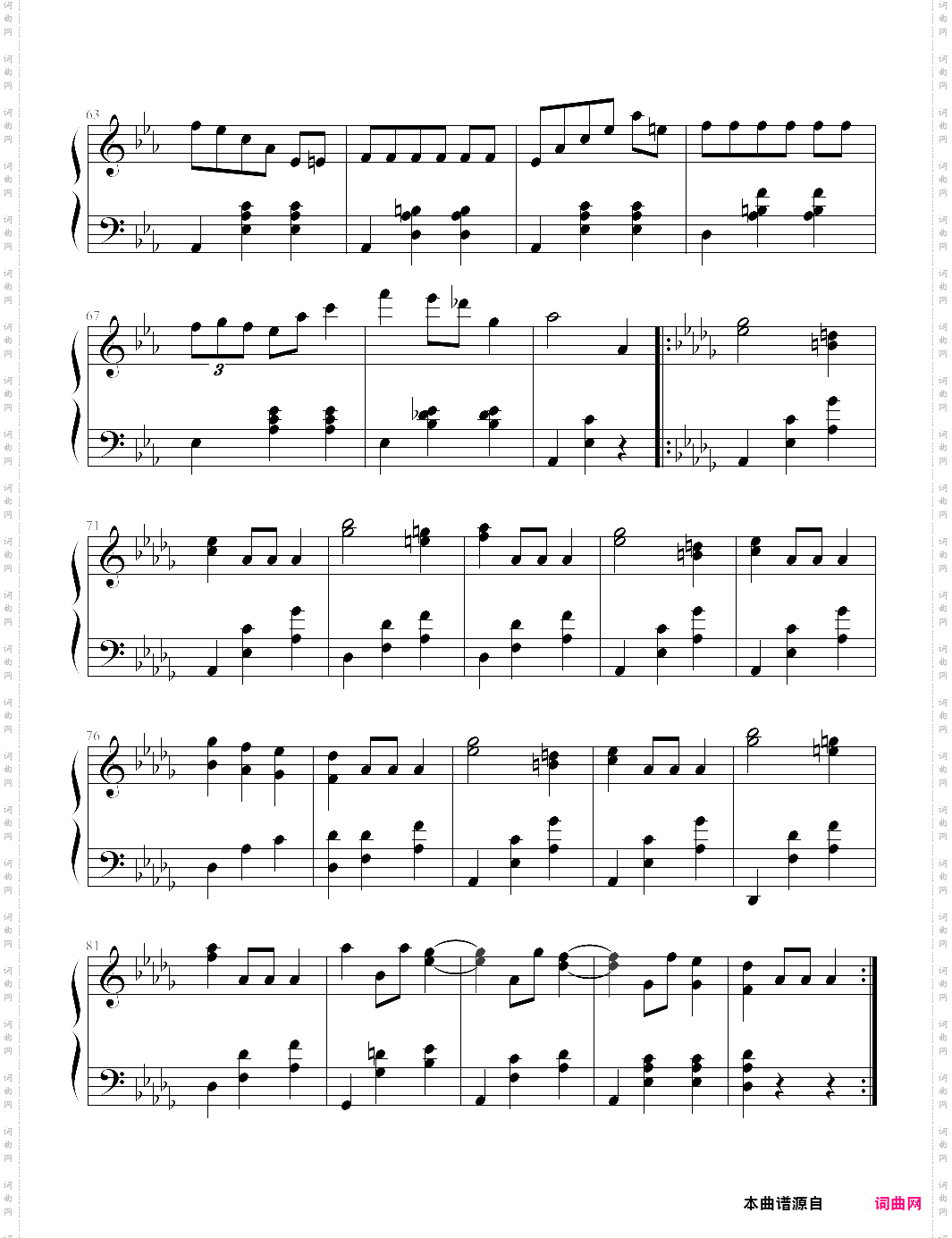 grande valse brillante in e-flat major
