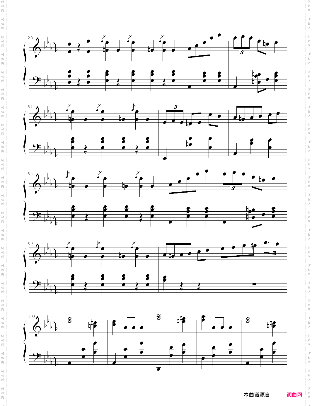 grande valse brillante in e-flat major