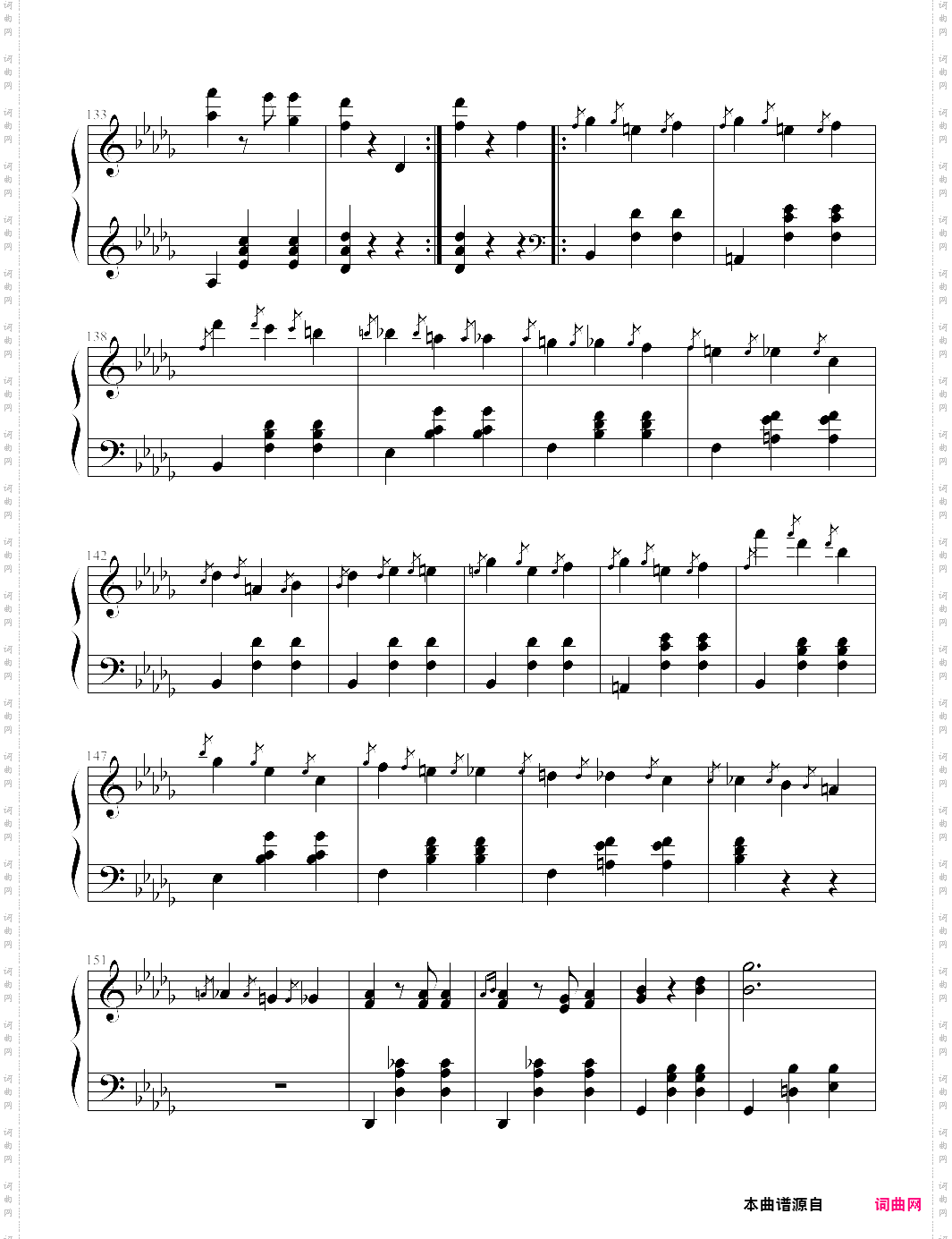 grande valse brillante in e-flat major