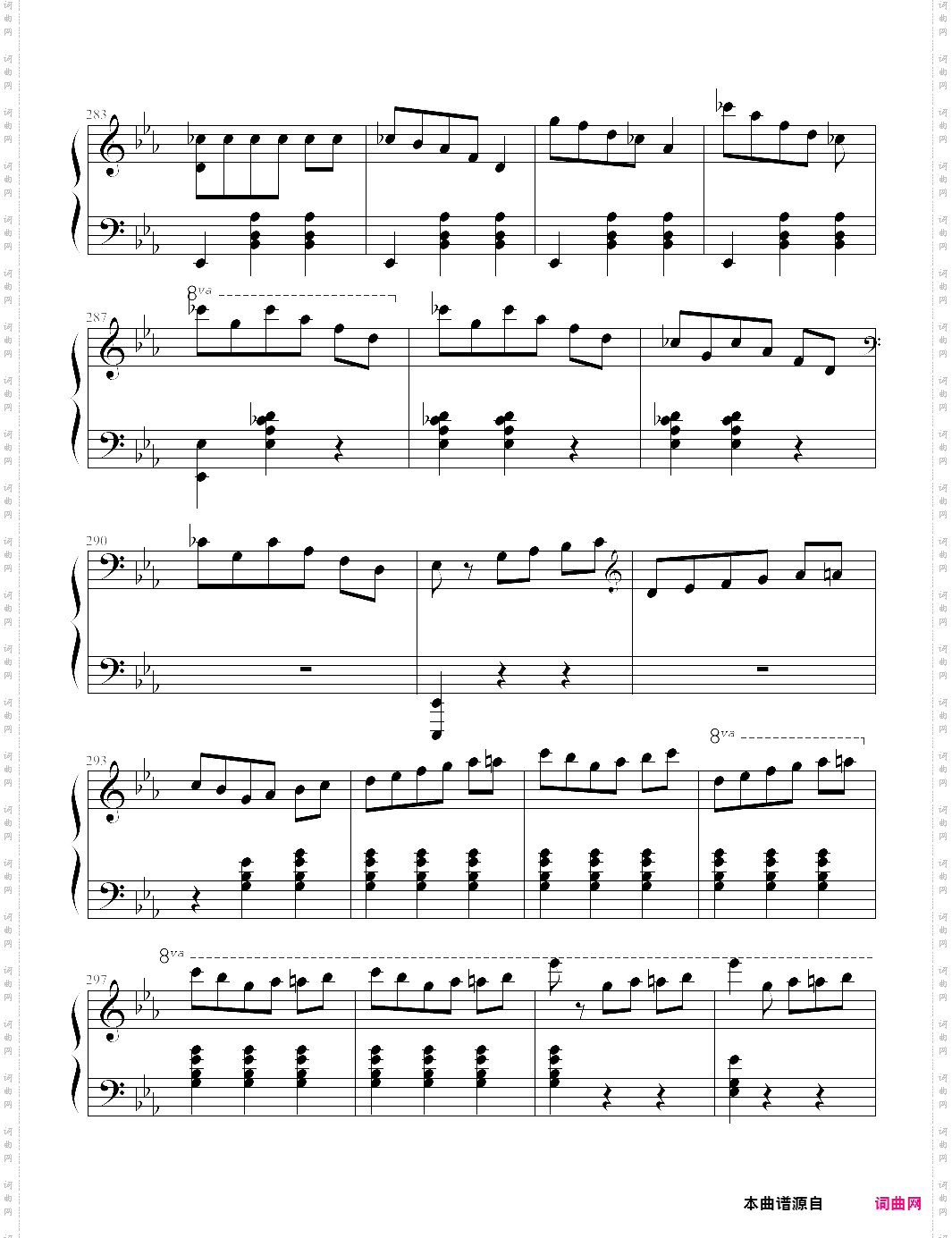 grande valse brillante in e-flat major