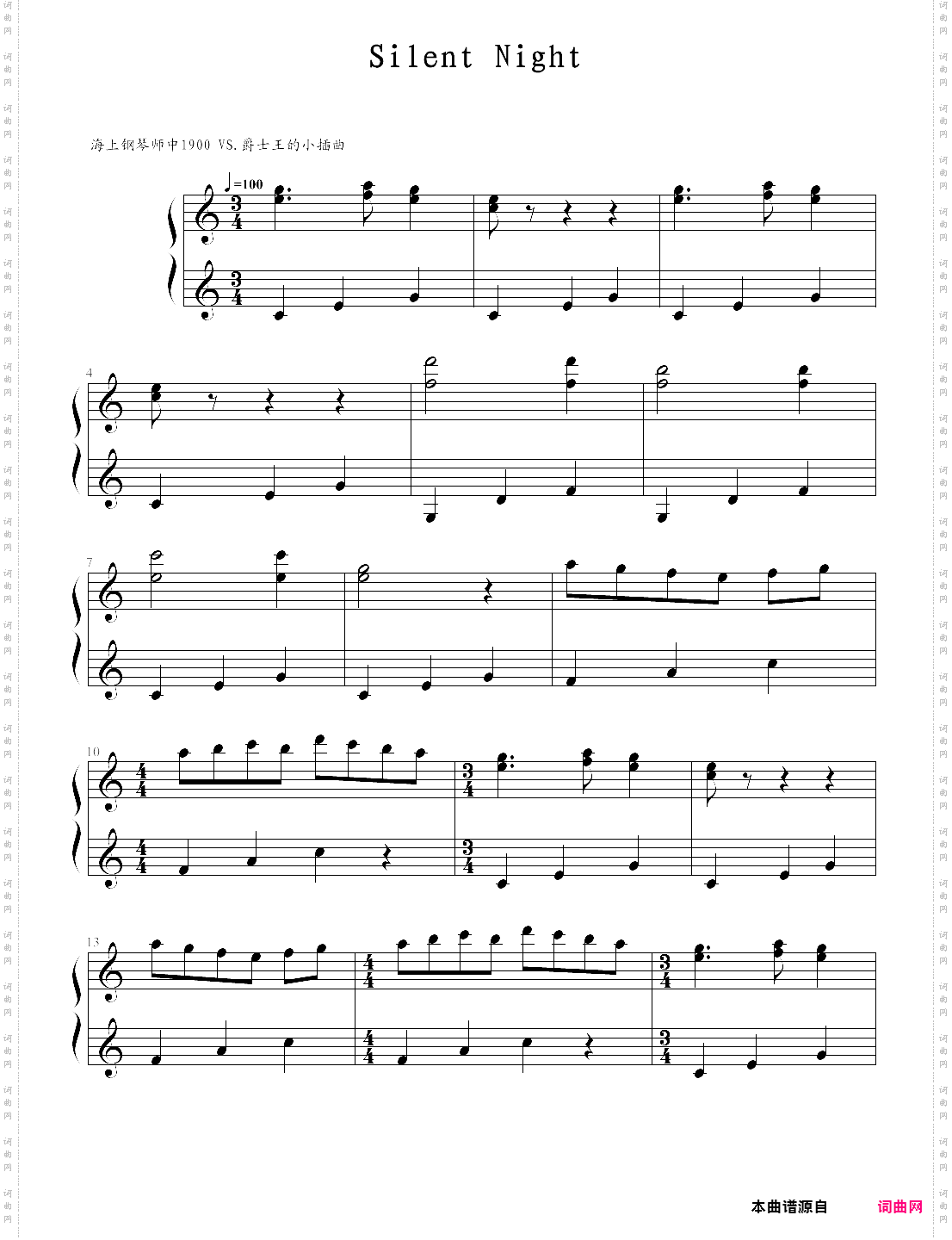 silent night-an episode of the legend of 1900