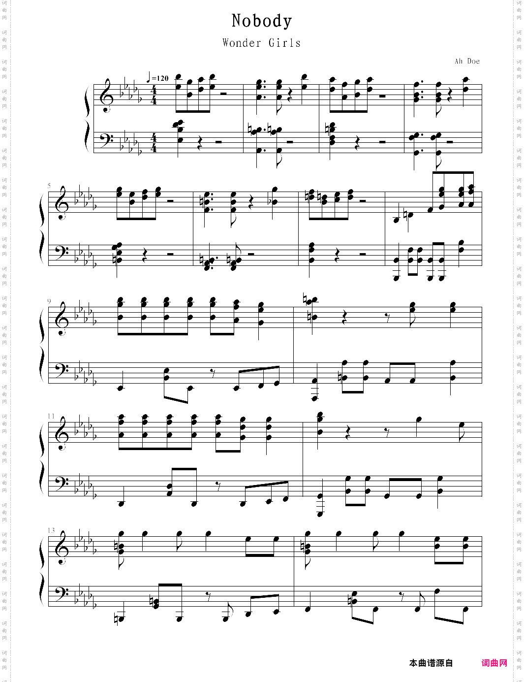 nobody - wonder girls