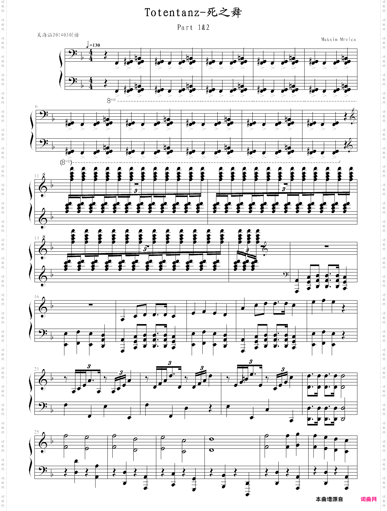 totentanz - variations part i&ii