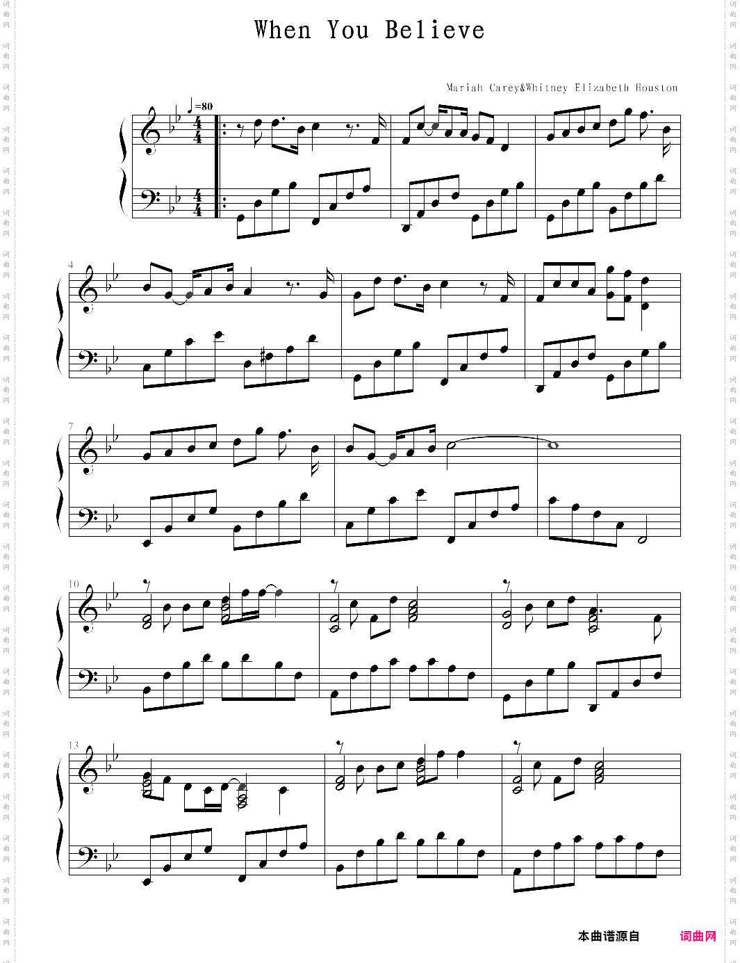 when you believe- theme of the prince of egypt