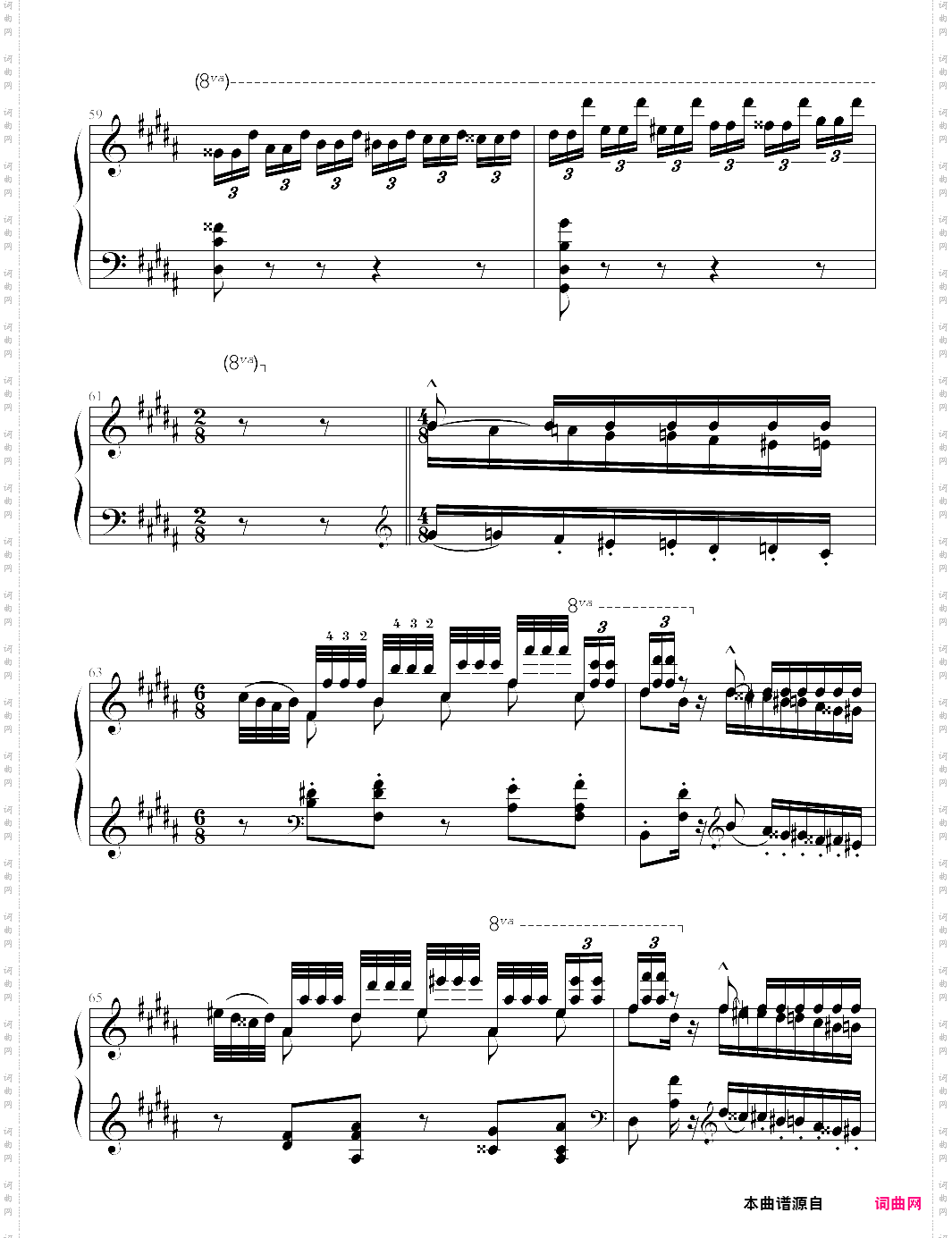 la campanella-the little bell-franz liszt