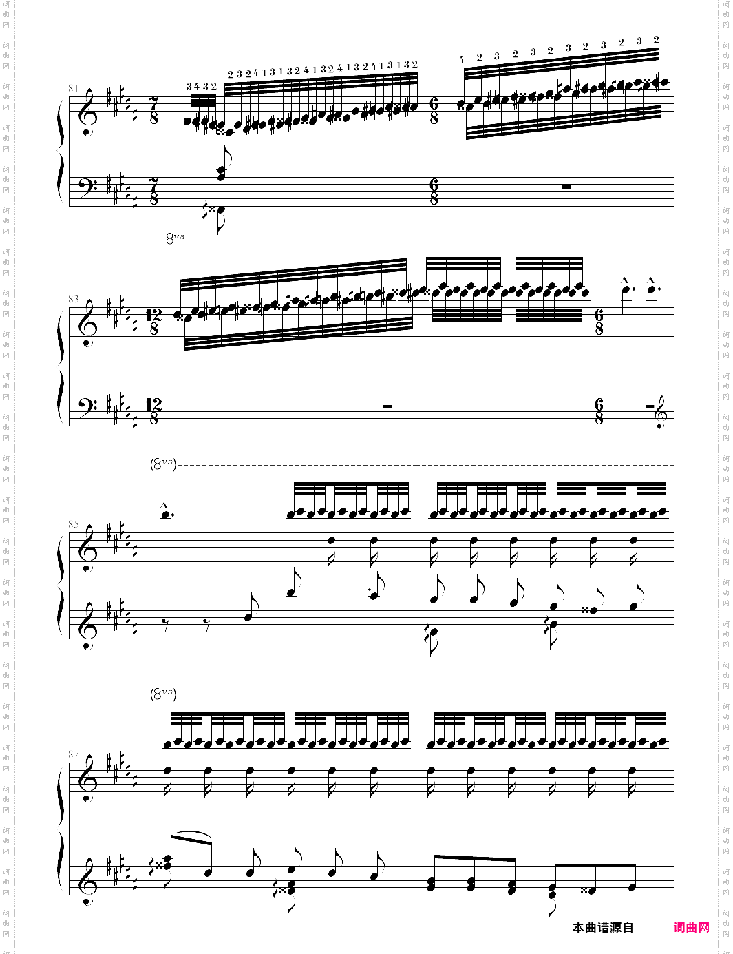 la campanella-the little bell-franz liszt