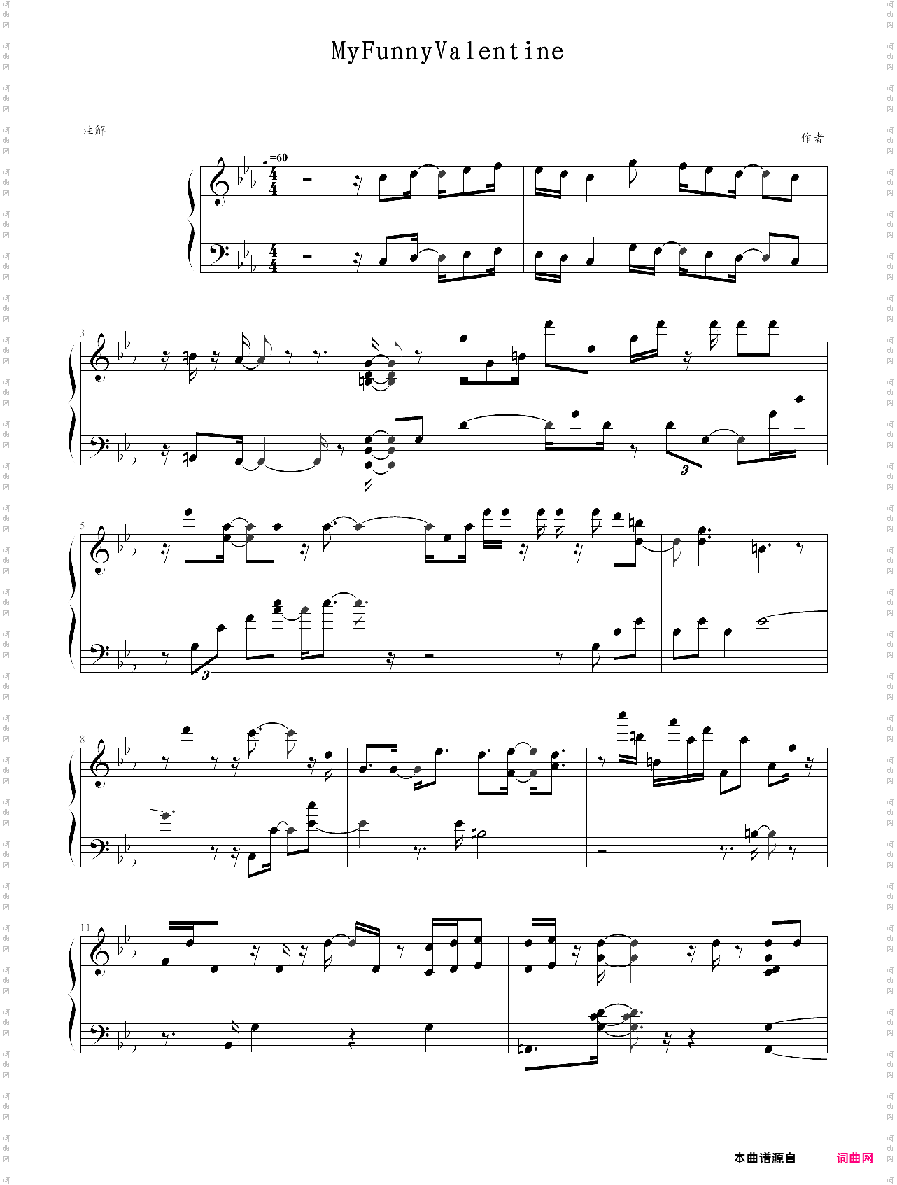 my funny valentine-richard rodgers