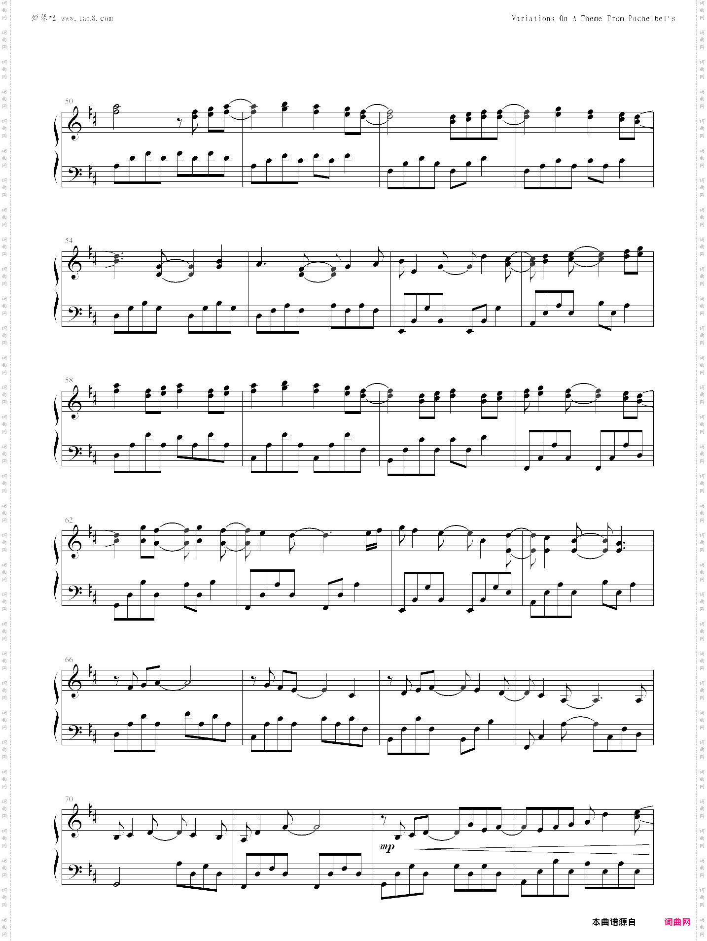 canon in d major - davidlanz