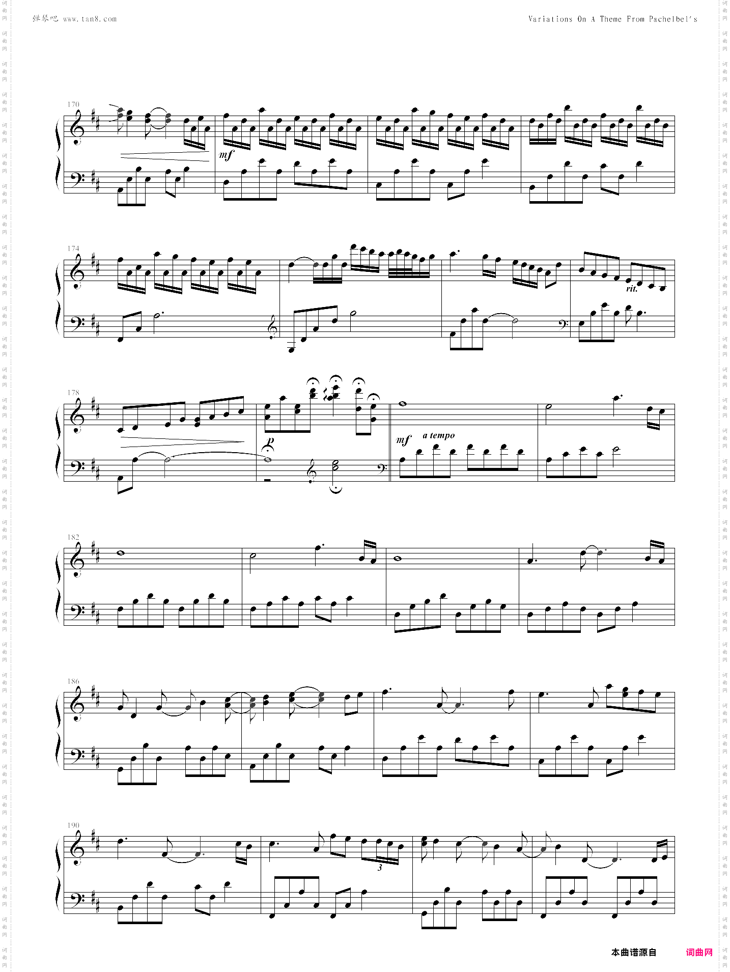 canon in d major - davidlanz