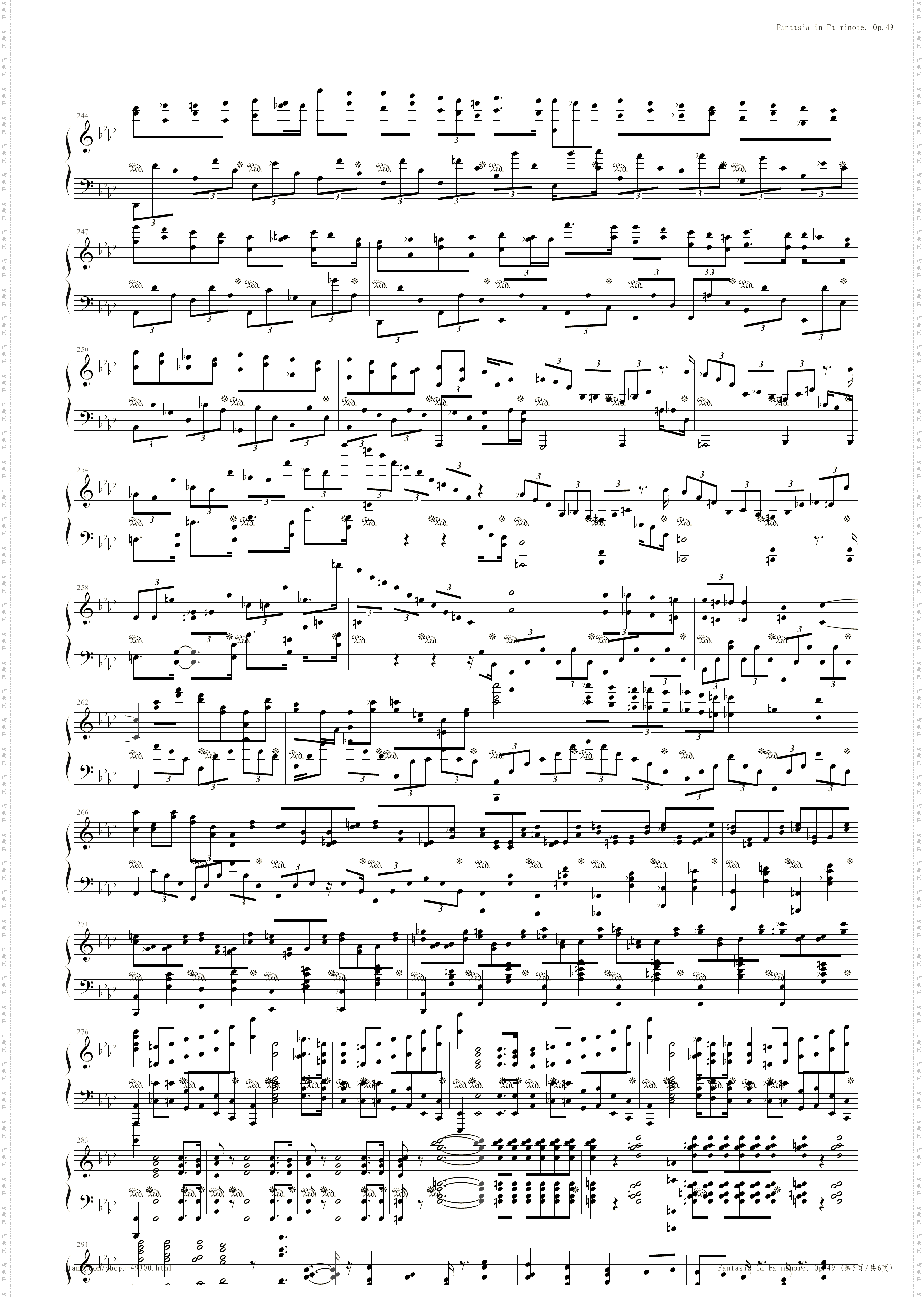 chopin fantasie in f minor