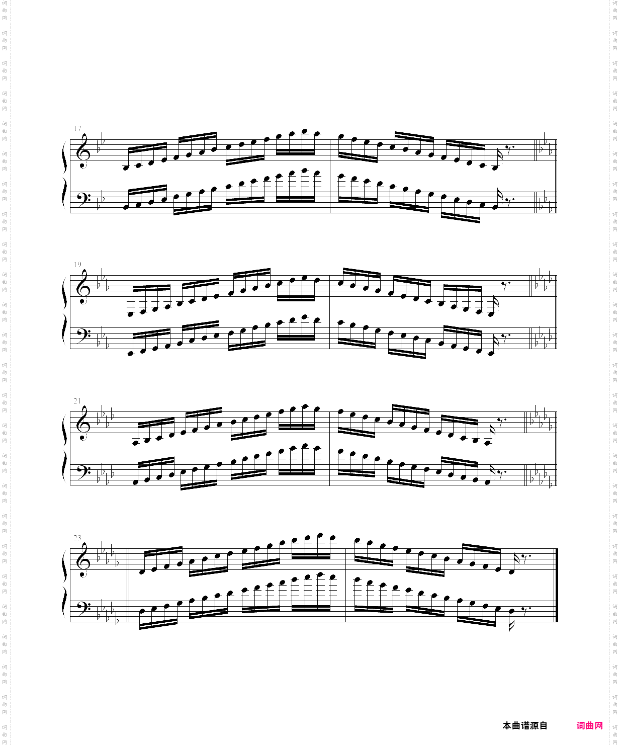 12大调音阶练习