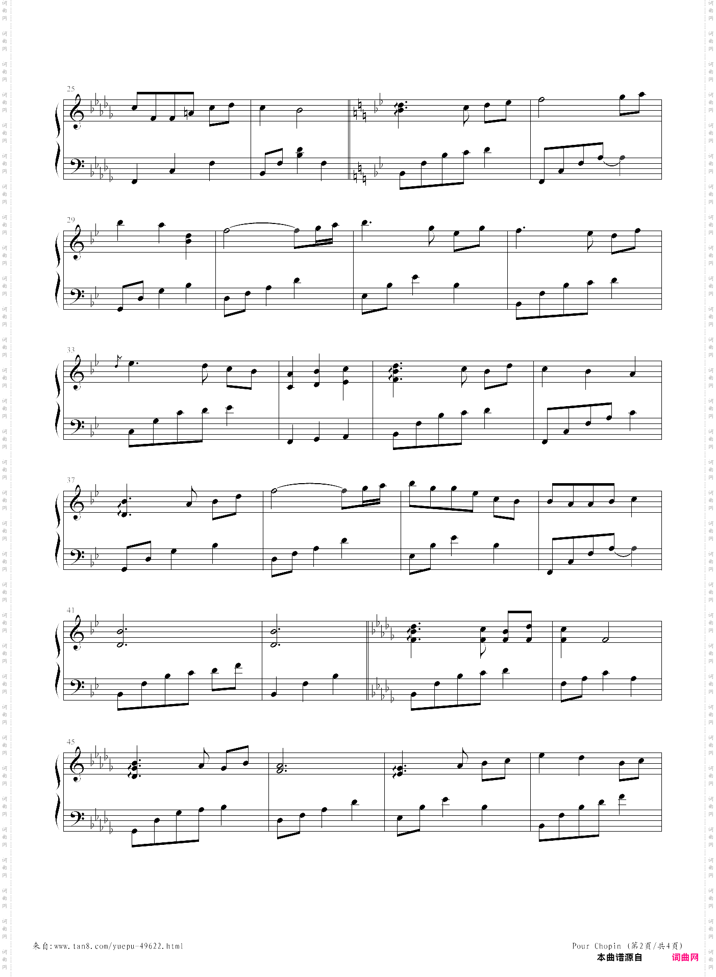 pour chopin