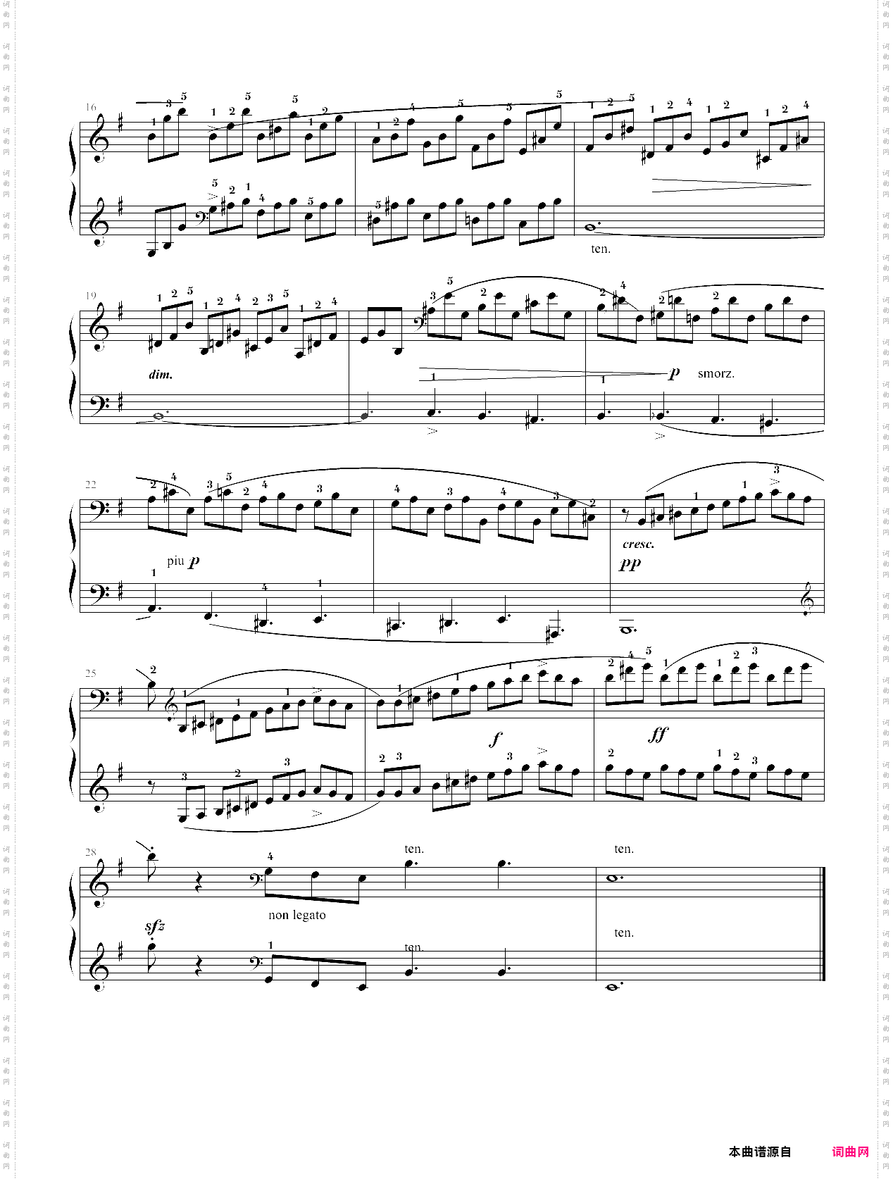 克拉莫练习曲第23首