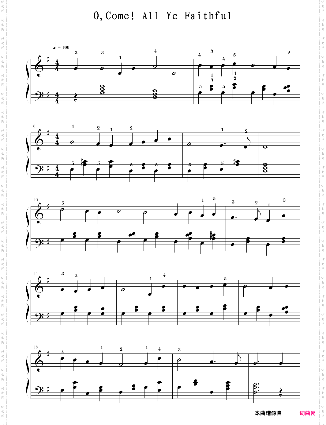 o come, all ye faithful