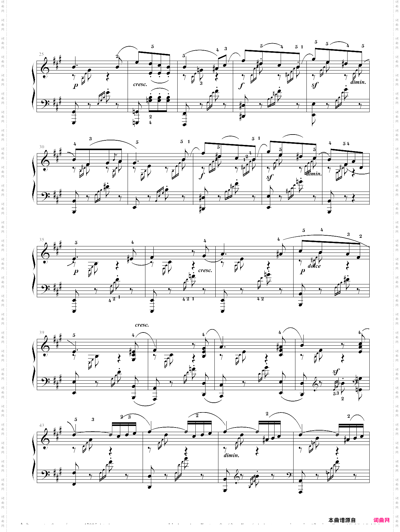 a spring song:op·62 - no· 6 andante grazioso