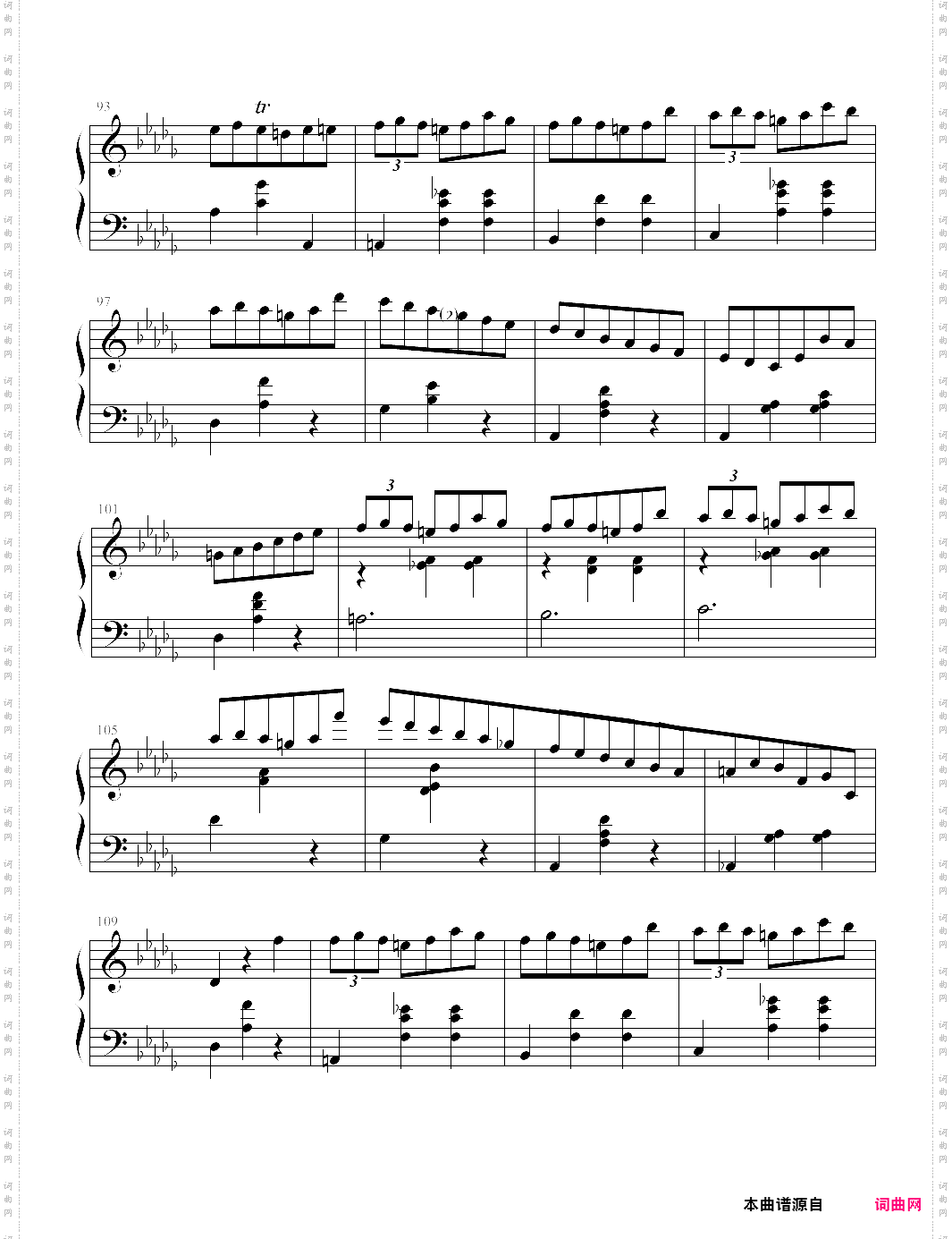 waltz no·6 in d flat, op·64 no·1minute