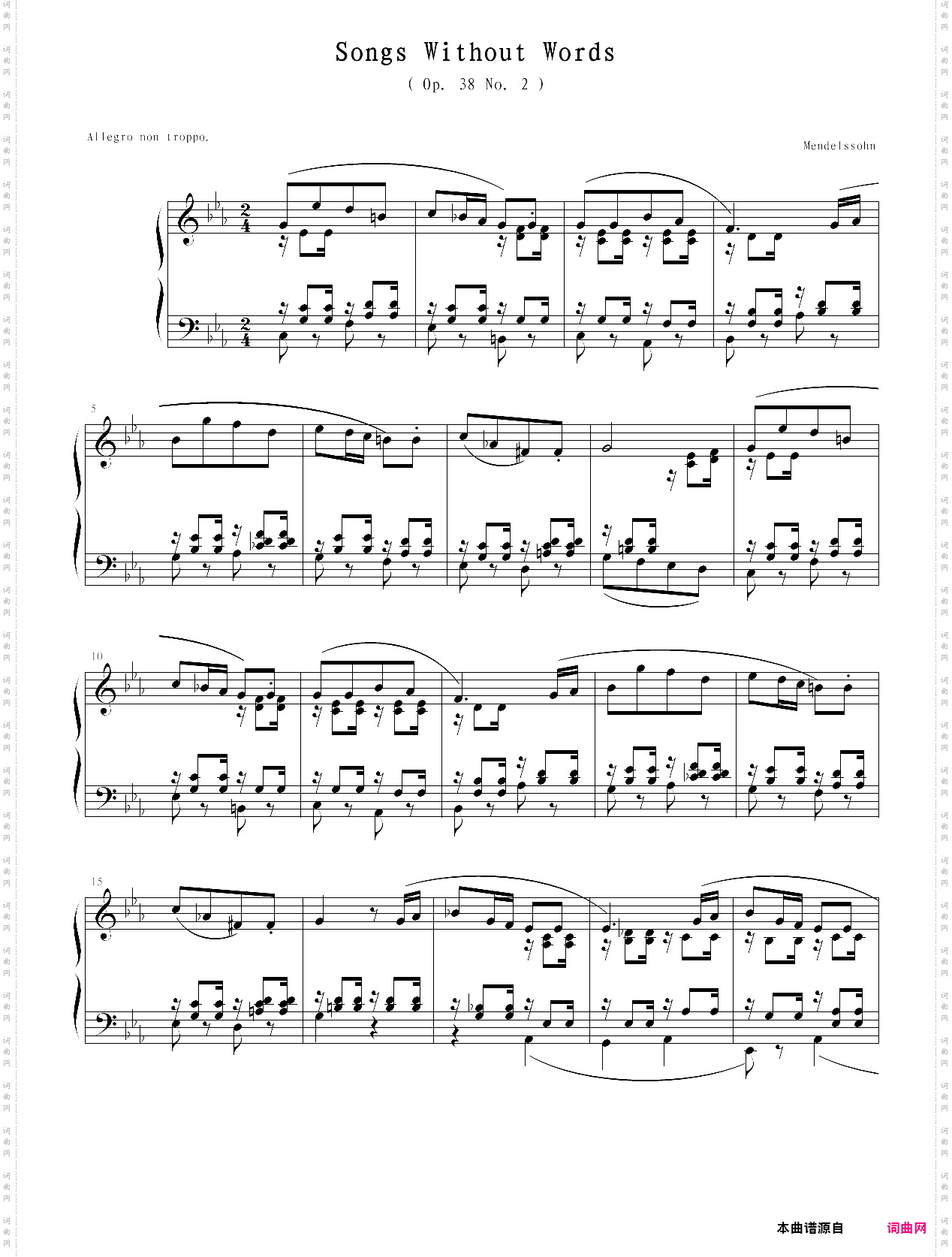 songs without words