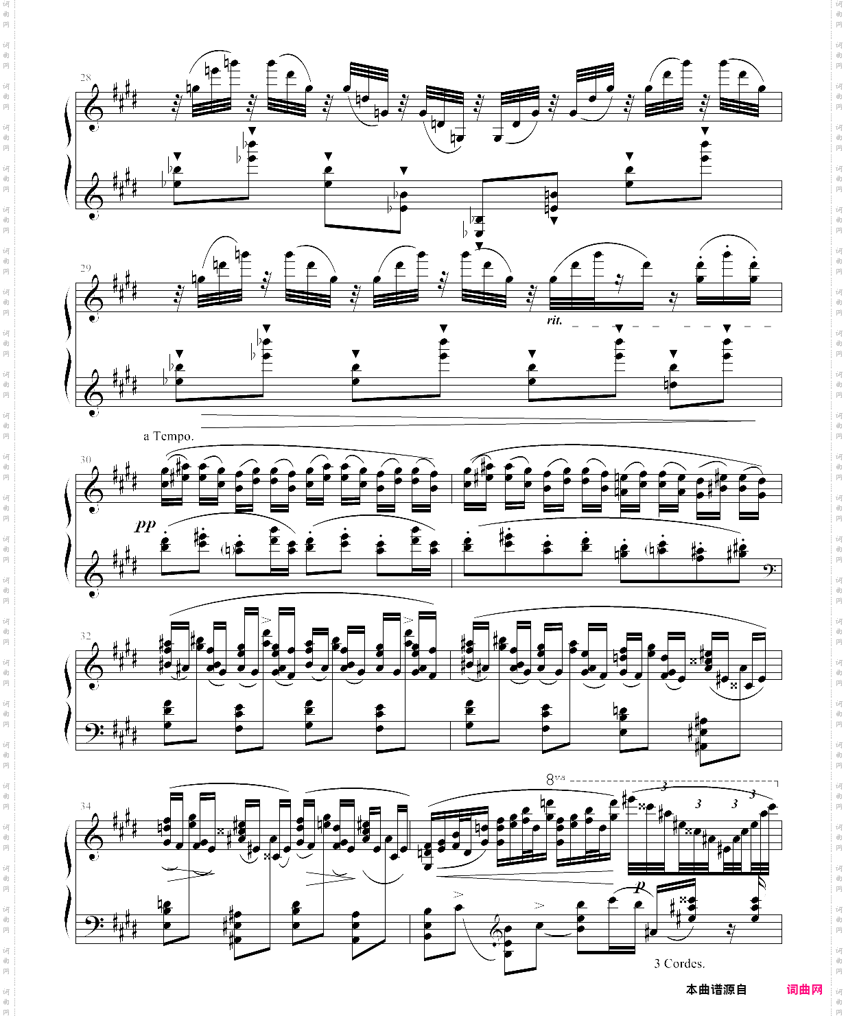 maurice ravel for solo piano:jeux deau