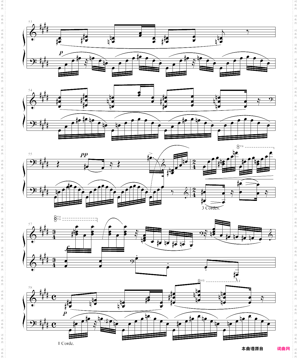 maurice ravel for solo piano:jeux deau