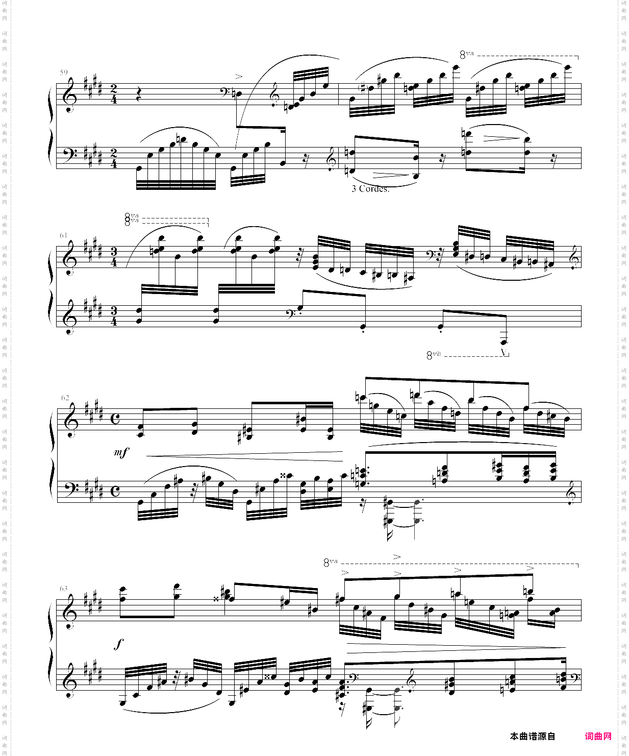 maurice ravel for solo piano:jeux deau