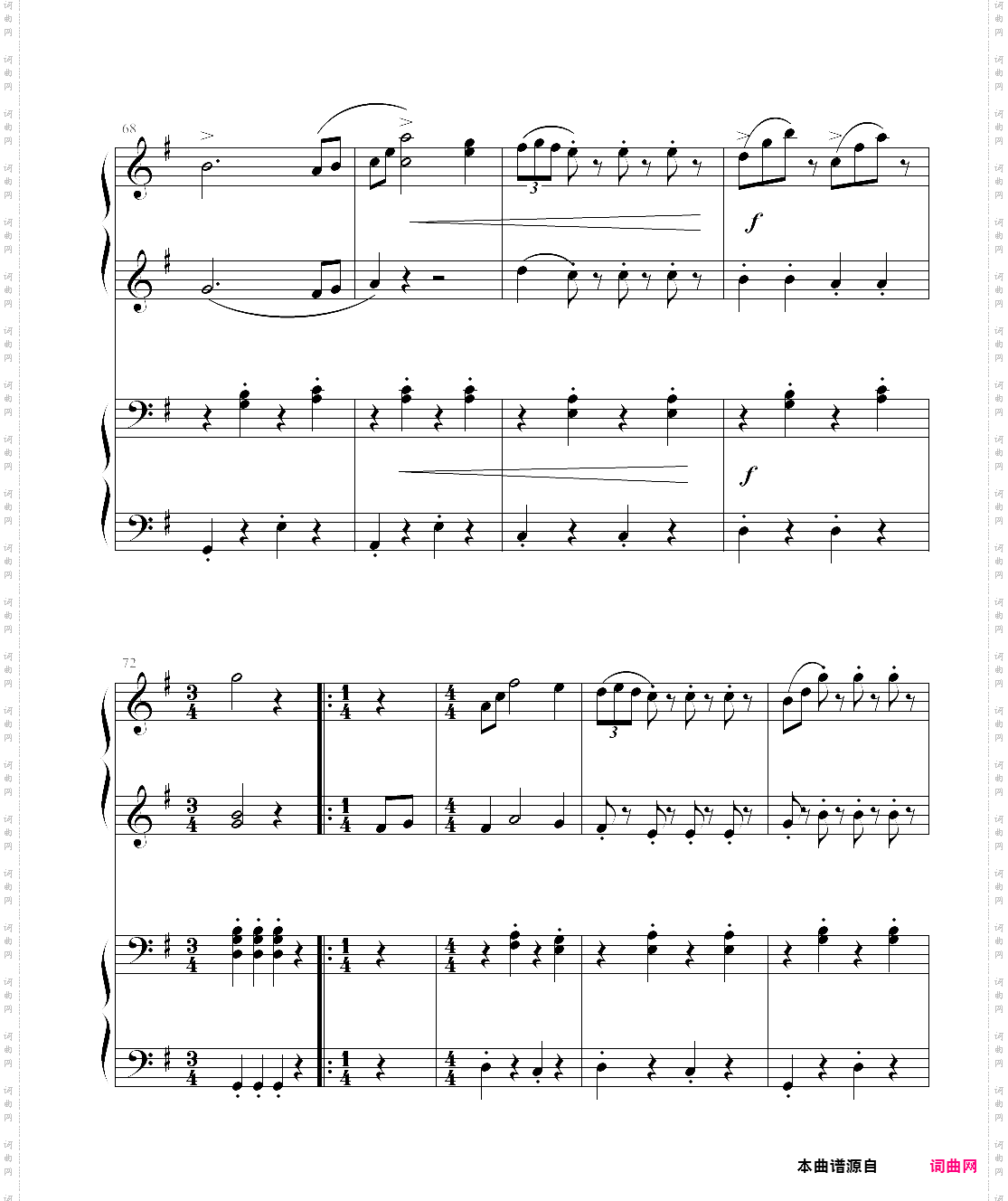 radetzky marchfour hands