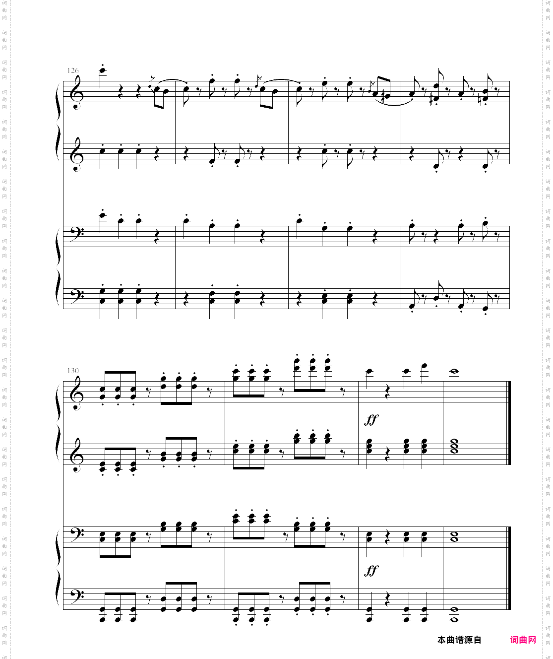 radetzky marchfour hands