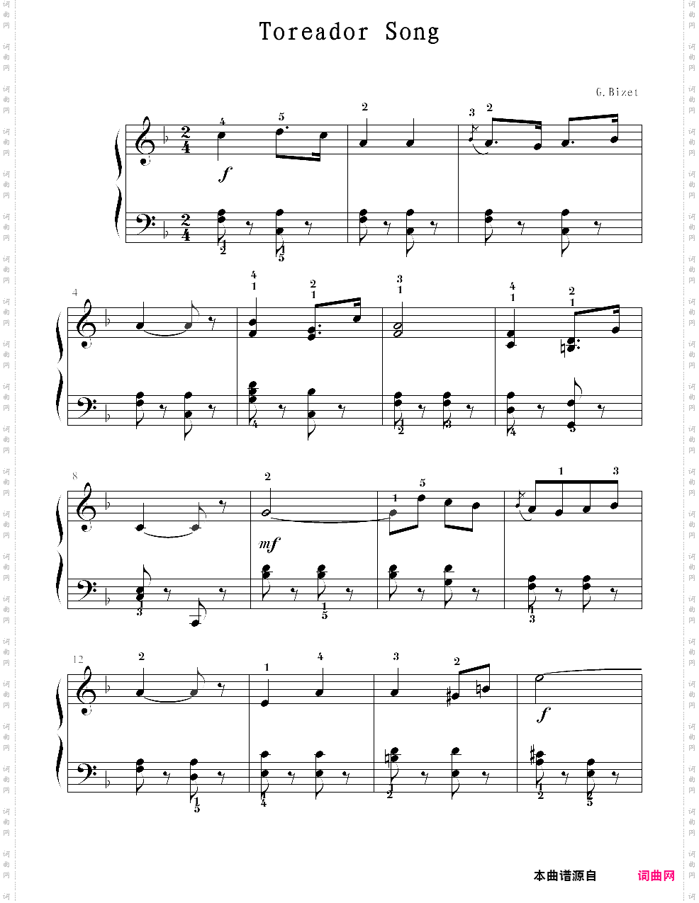 toreador song