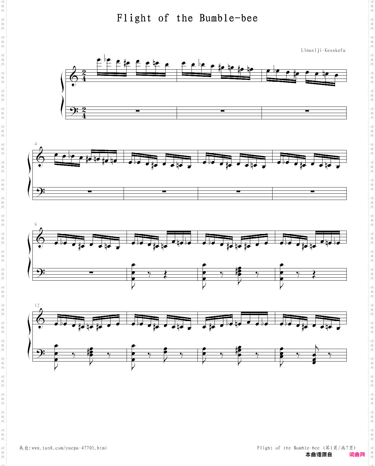 flight of the bumble-bee