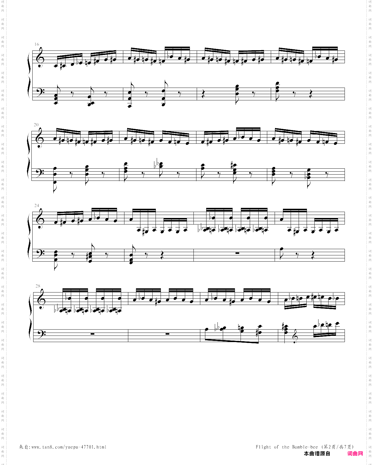 flight of the bumble-bee