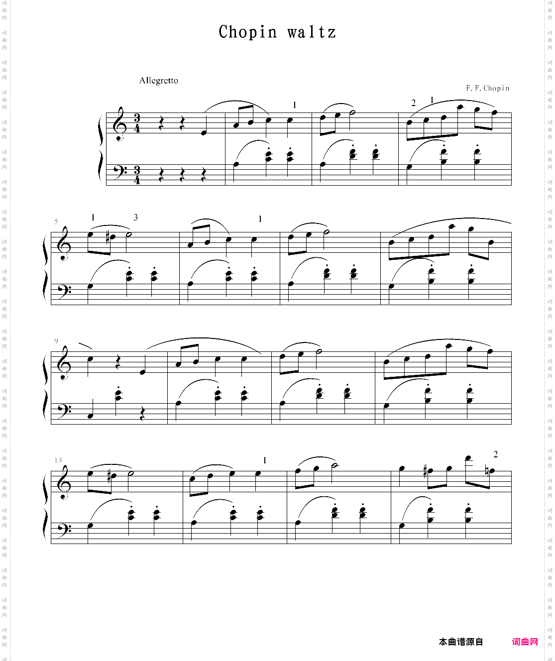 chopin waltz