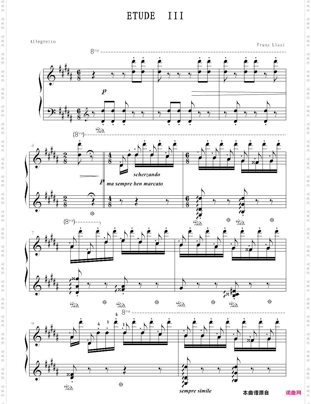 etude iii