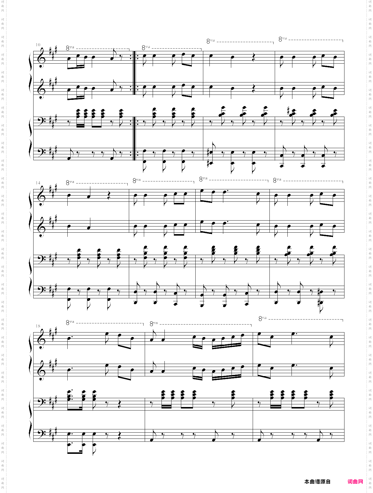 旋律化钢琴练习曲