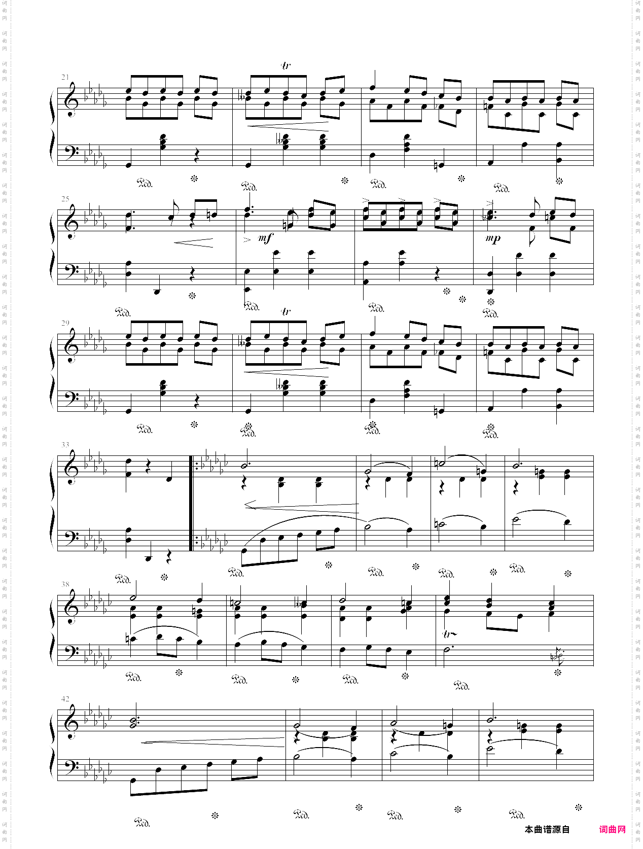 肖邦圆舞曲op·70 nr3