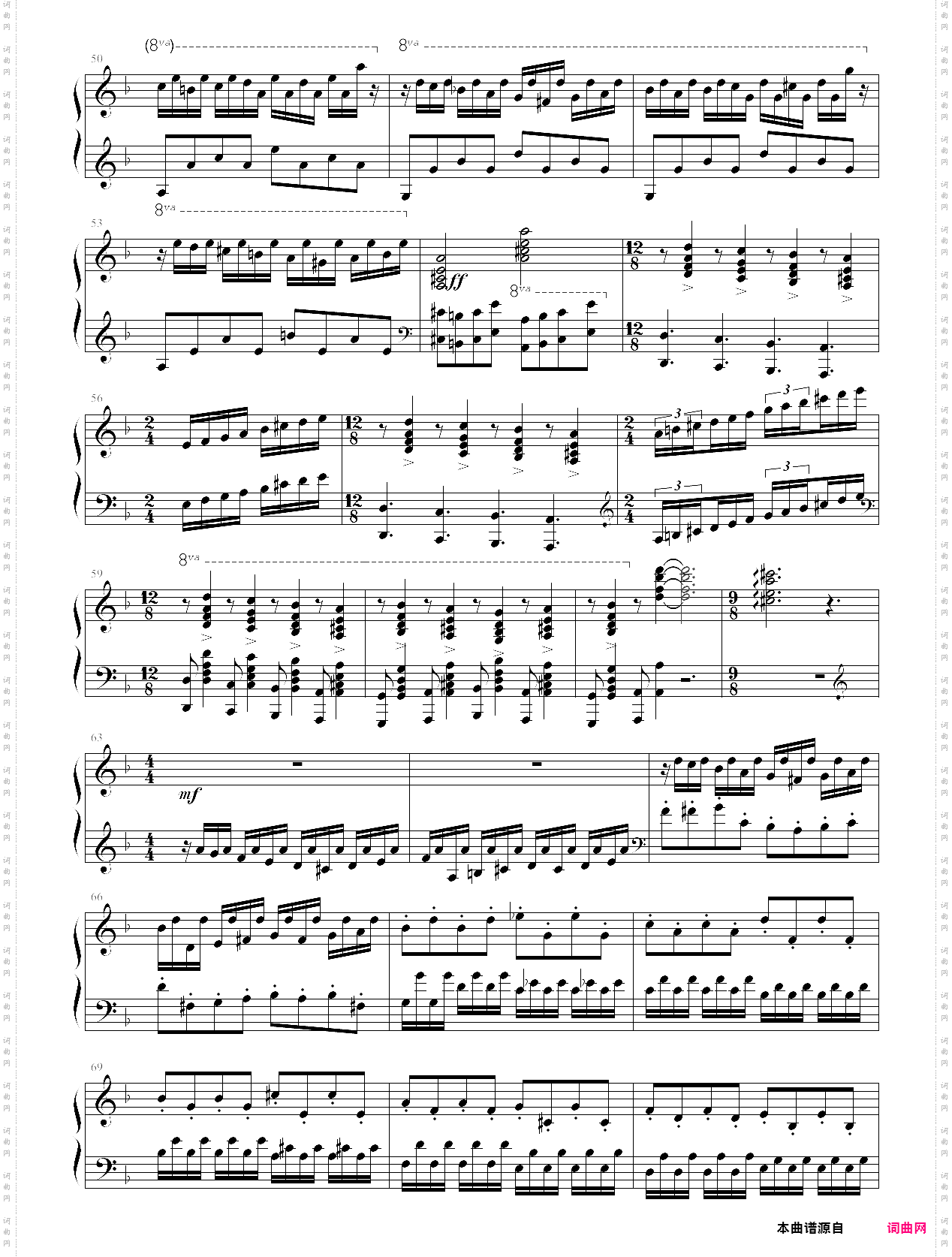 rollerball toccata & fugue -极速风暴托卡塔 & 赋格 -马克西姆maksim-钢琴版