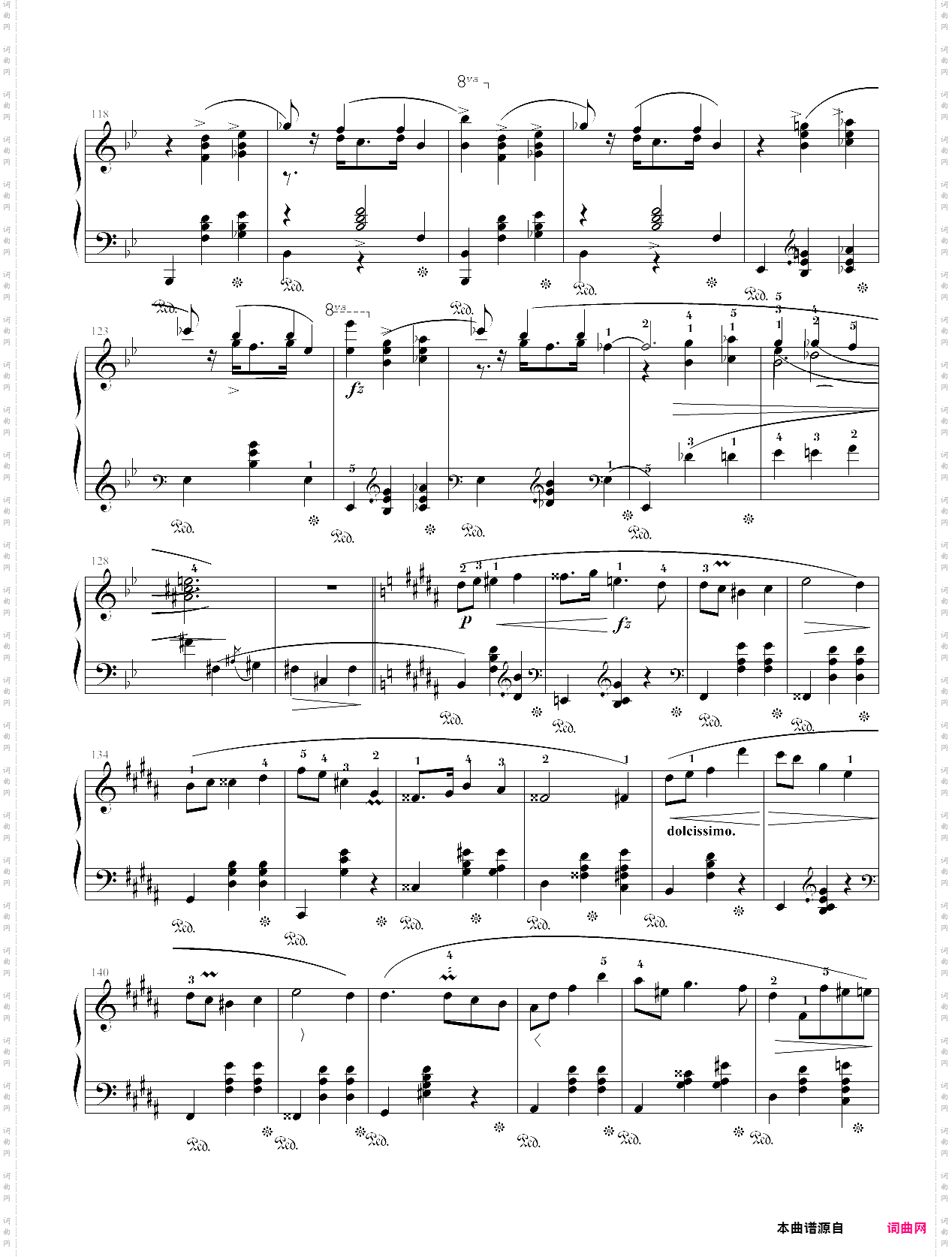 肖邦-马祖卡 op·33 no·4