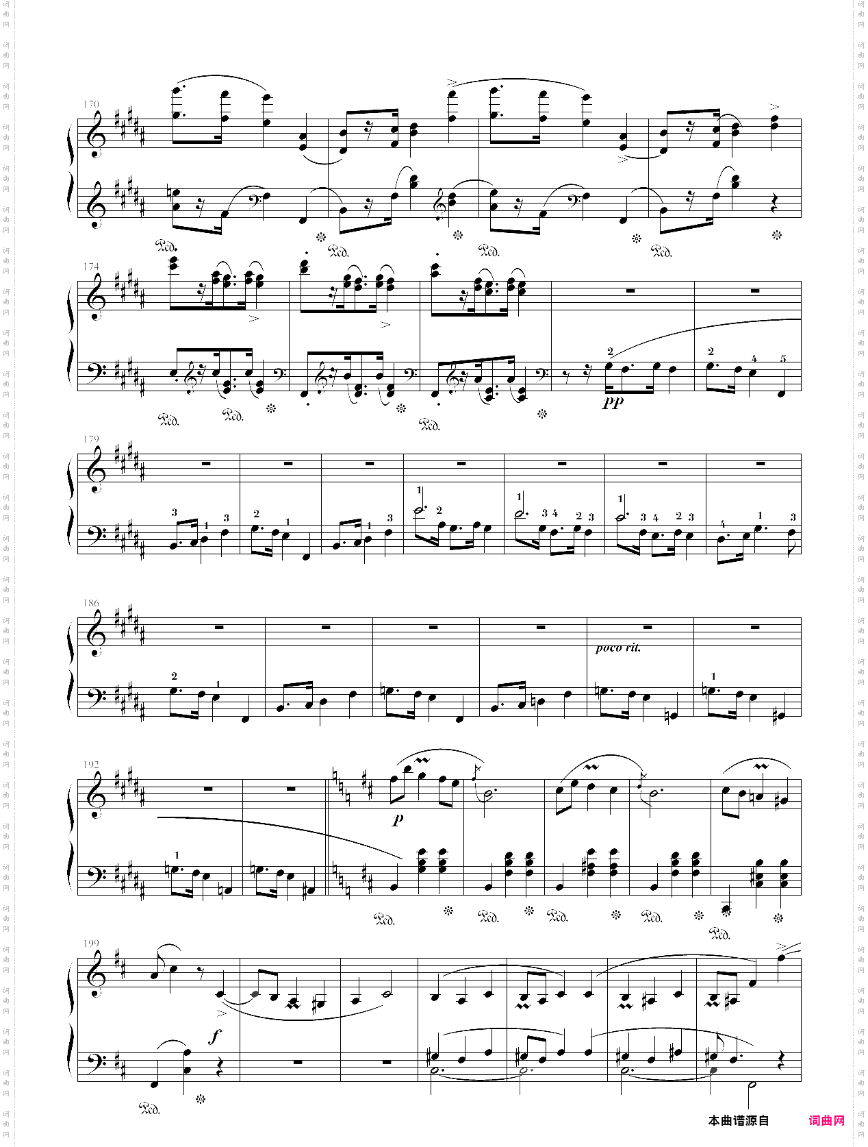 肖邦-马祖卡 op·33 no·4