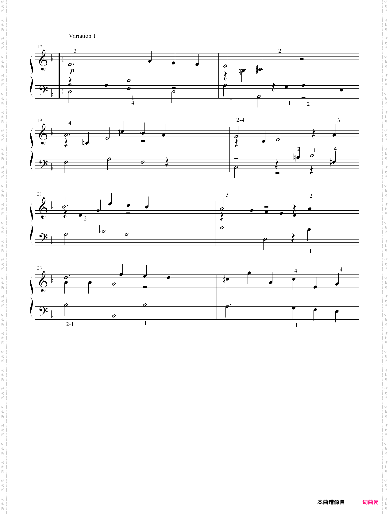 跟着朗朗学钢琴3 no·21萨拉班德