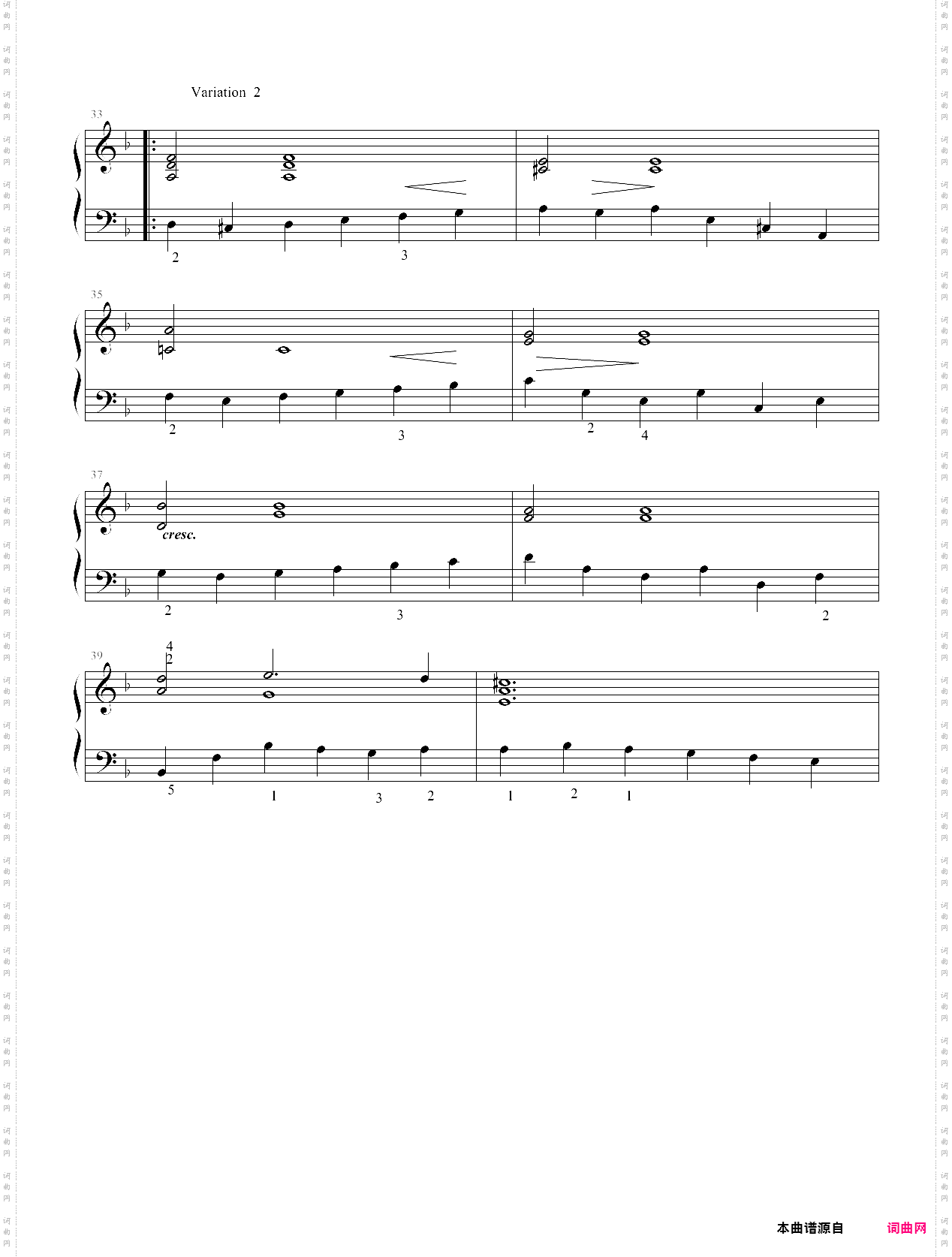 跟着朗朗学钢琴3 no·21萨拉班德