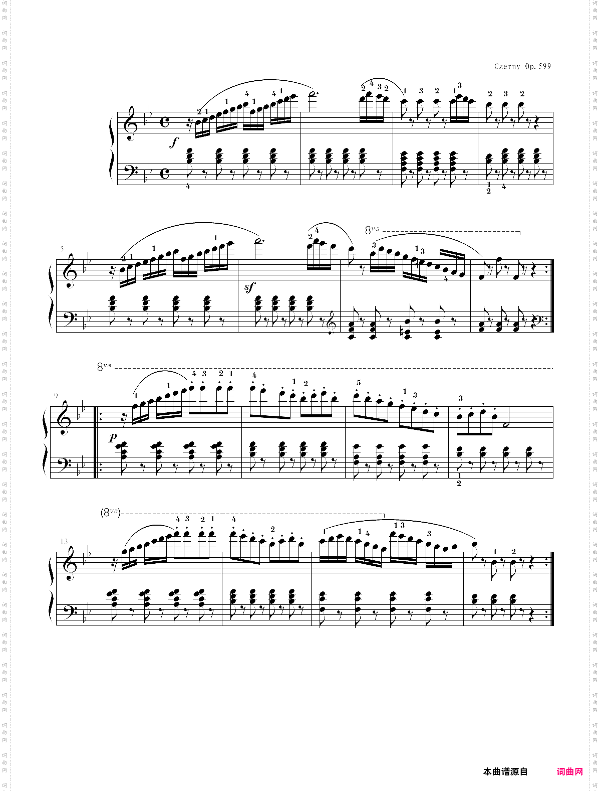 车尔尼 599-49