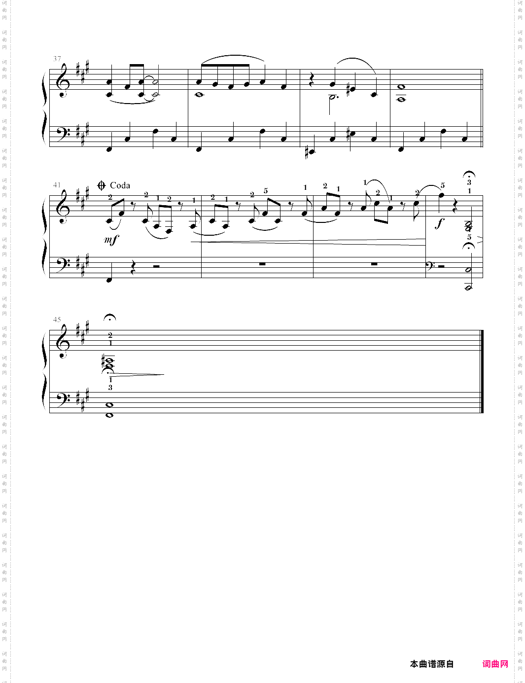 快乐钢琴6课程7·蓝色回旋曲