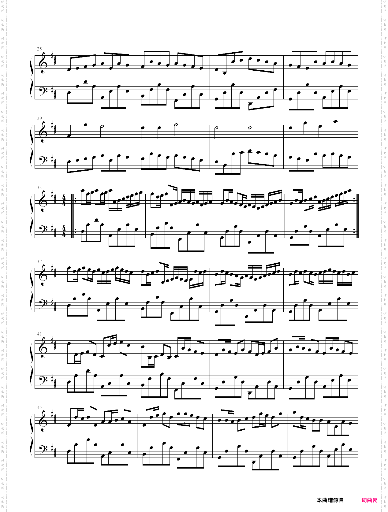 卡农 jojann pachelbel