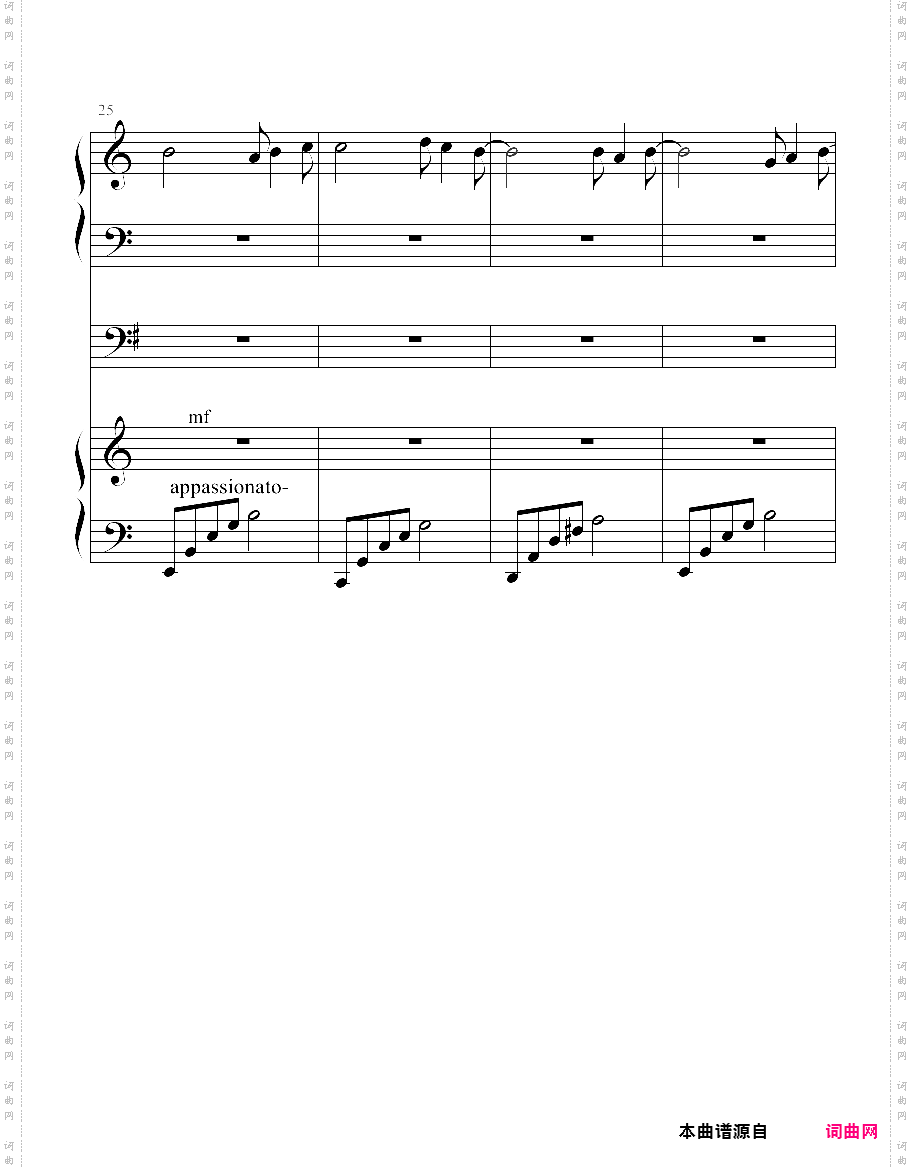 an end, once and for all-钢琴版