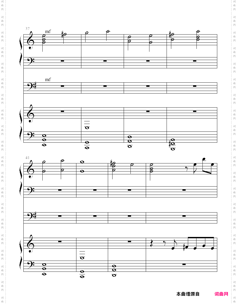 an end, once and for all-钢琴版
