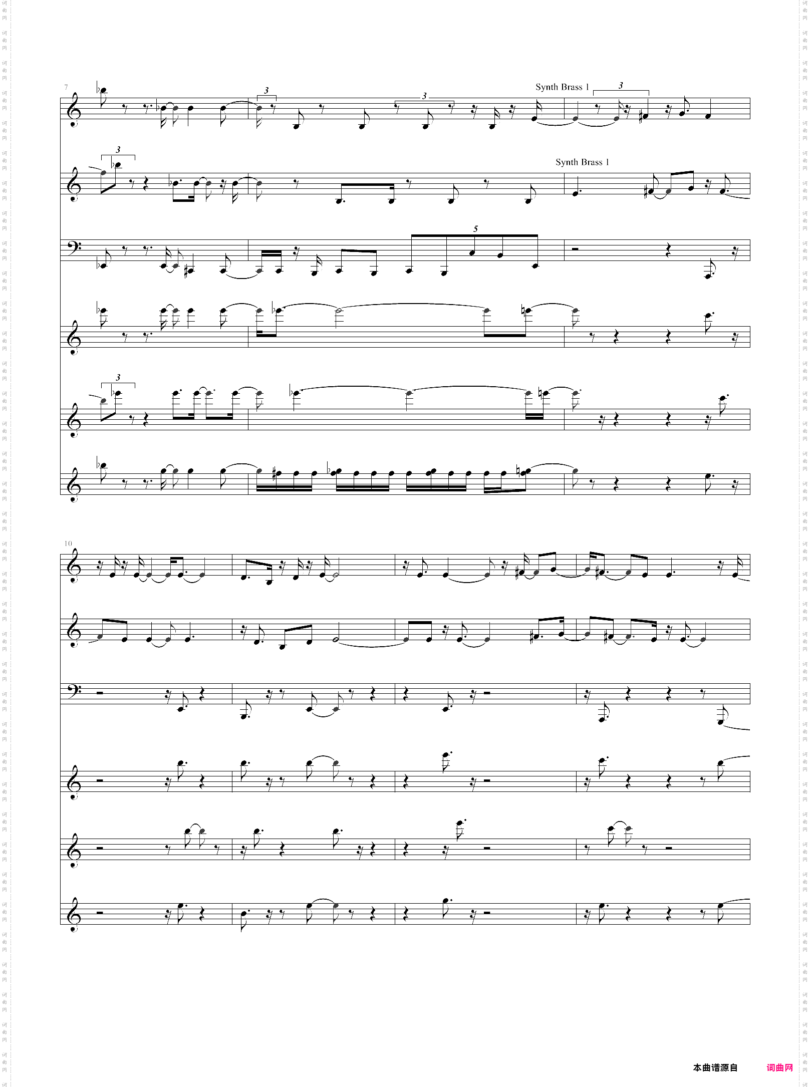 第九交响曲第四乐章_总谱
