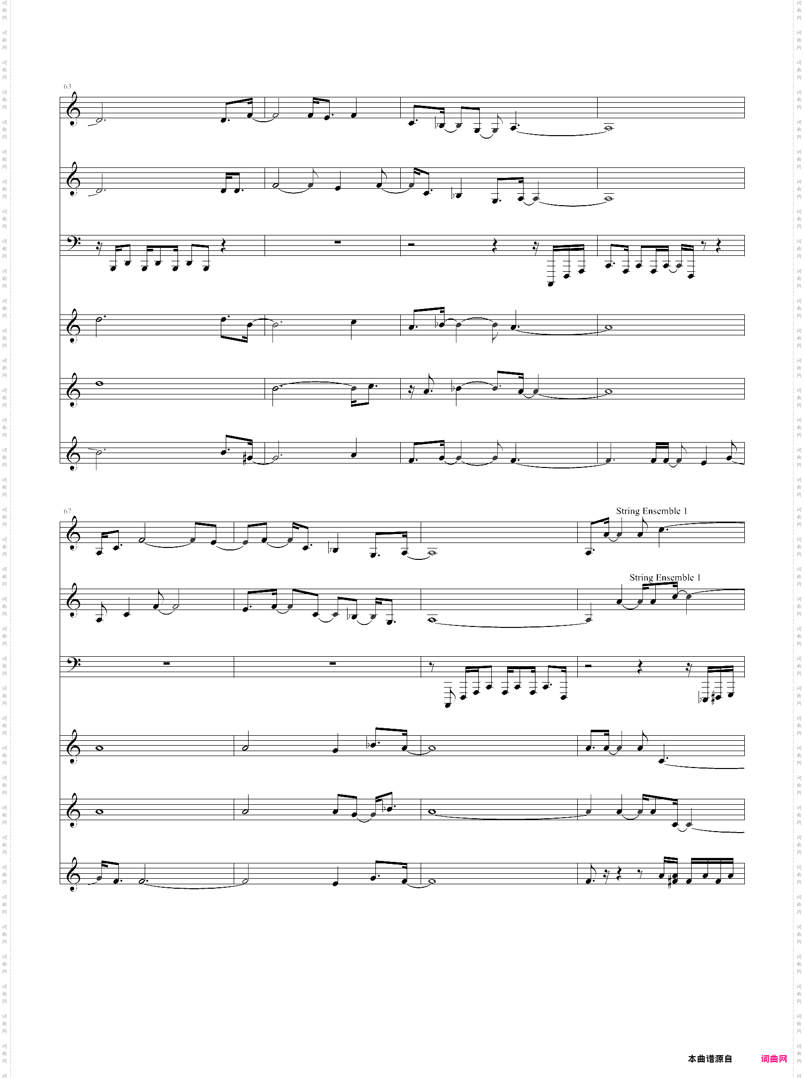 第九交响曲第四乐章_总谱