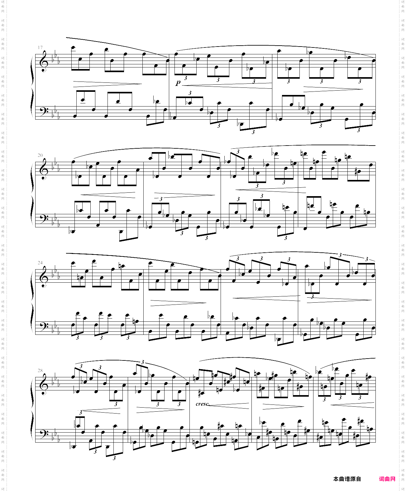 肖邦前奏曲_19