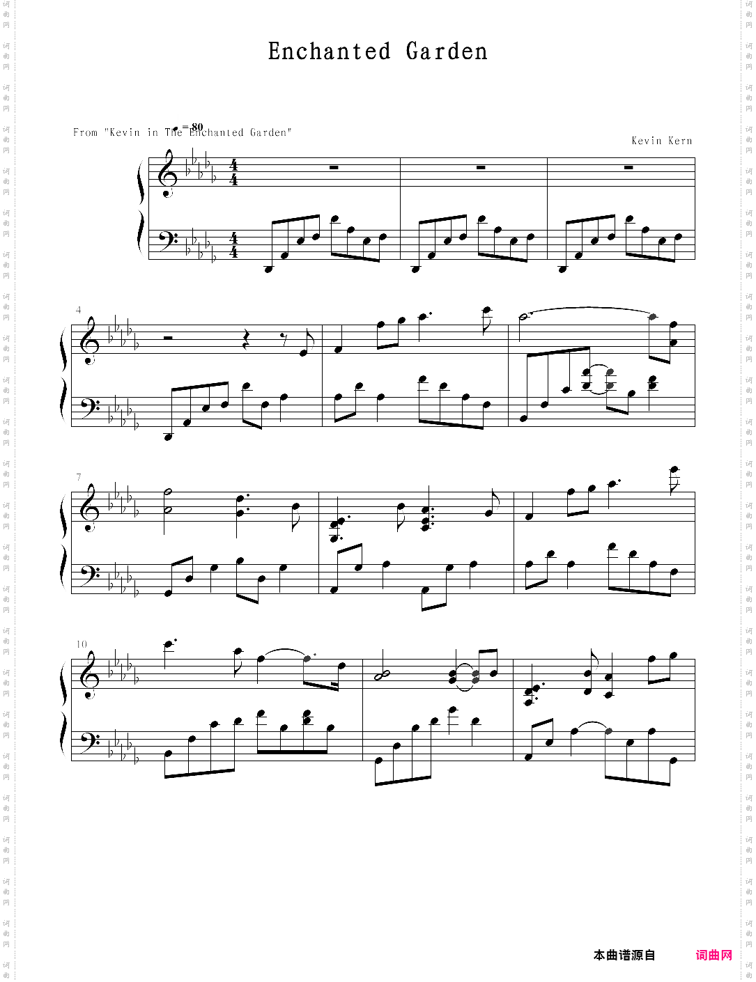 凯文柯恩 kevin kern - the enchanted garden