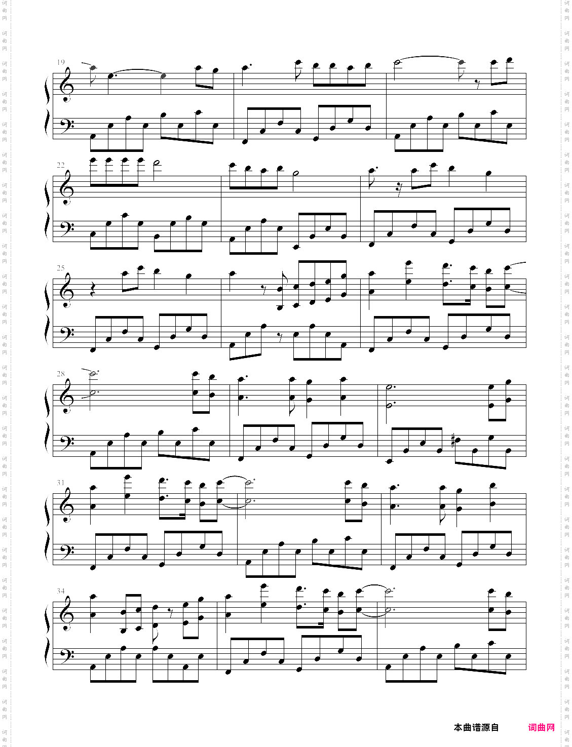 心语星愿_成人学钢琴－练习曲05
