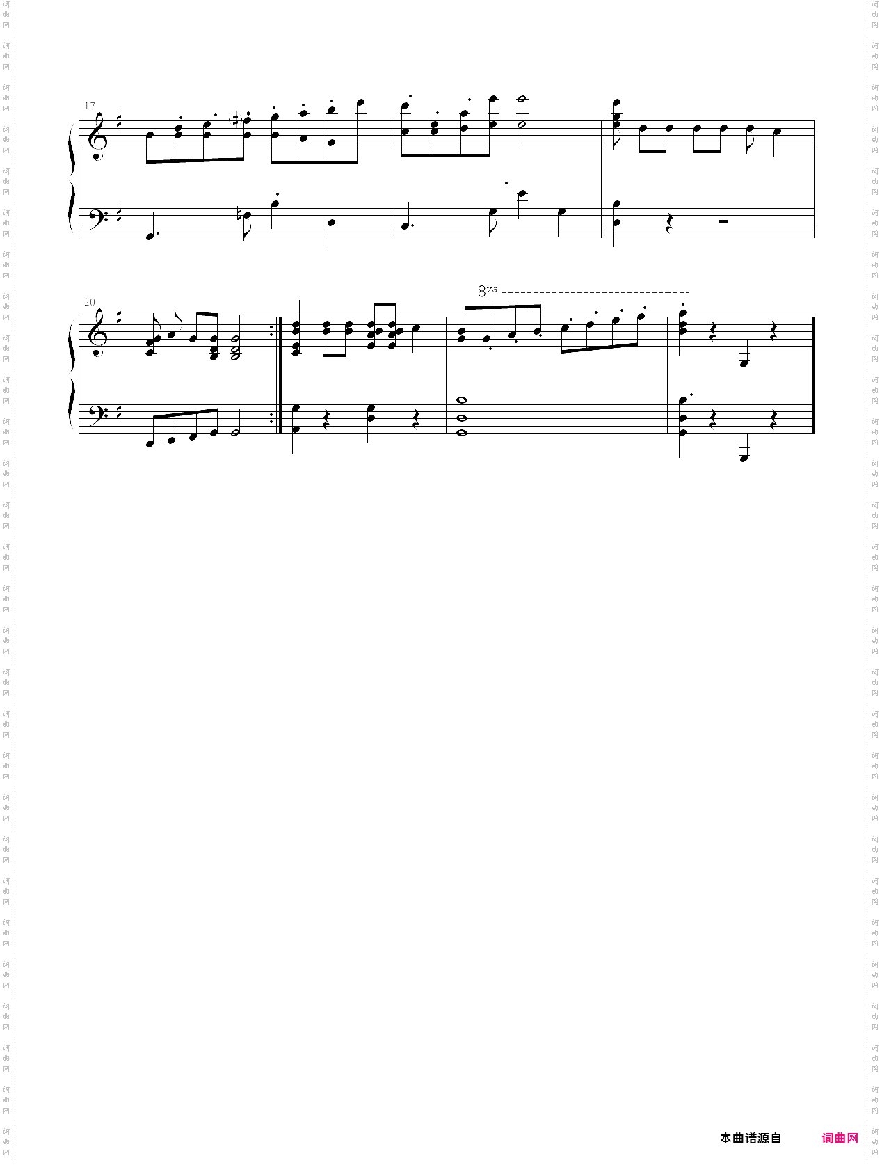 sing-along song_改编钢琴曲